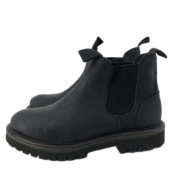 Steve Madden Black Leather Combat & Moto Boots | Excellent Condition main image 4